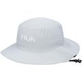Men's Huk Gray Solid Boonie Bucket Hat