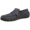 Clarks Herren Oswick Bar Mokassin, Navy Nubuk, 42.5 EU