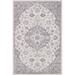 White 108 x 84 x 0.39 in Area Rug - Concord Global Trading Oriental Machine Woven Area Rug in IVORY Polypropylene | 108 H x 84 W x 0.39 D in | Wayfair