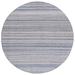 Blue/Gray 72 x 72 x 0.24 in Indoor Area Rug - Longshore Tides Kilim 313 Area Rug In Blue/Yellow Polyester | 72 H x 72 W x 0.24 D in | Wayfair