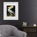 Rosecliff Heights John James Audubon 'American White Pelican' Matted Framed Art Canvas in Black/Blue/Gray | 22 H x 18 W x 0.75 D in | Wayfair