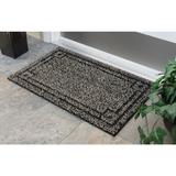 Latitude Run® 30 x 18 Non-Slip Outdoor Doormat Plastic in Black | 30 H x 18 W x 0.25 D in | Wayfair 9F32BA60BDB4489980AD6C06F9573F62