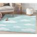 84 x 60 x 0.1 in Rug - Apollo Well Woven kids Rugs Cloud 9 Modern Mint Area Rug | 84 H x 60 W x 0.1 D in | Wayfair W-KD-07C-5