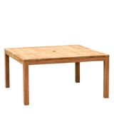 Amazonia Brown Square Teak Wood Outdoor Dining Table - 59 in. L x 59 in. W x 30 in. H
