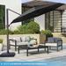 VredHom 12FT Cantilever-Offset Patio Outdoor Umbrella