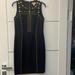 Michael Kors Dresses | Michael Kors Navy Studded Dress | Color: Blue/Gold | Size: 4