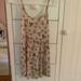 Brandy Melville Dresses | Floral Brandy Melville Summer Dress Perfect For This Summer!! | Color: Cream/Purple | Size: S