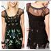 Free People Dresses | Free People Sequin Dress | Color: Black/Green | Size: S