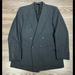 Burberry Suits & Blazers | Burberry Charcoal Grey Pinstripe Double Breasted Blazer 44l | Color: Gray | Size: 44l