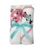 Disney Bath, Skin & Hair | Disney Baby Minnie Mouse 2 Pack Rolled/Carded Hooded Towels 26" X 30" | Color: Pink/White | Size: 26" X 30"