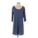 Gap Casual Dress - Shift: Blue Print Dresses - Women's Size X-Small