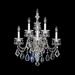 Schonbek La Scala 5-Light Candle Wall Light, Crystal in Yellow | 27 H x 22 W x 13.5 D in | Wayfair 5003-27