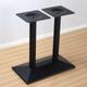 Pied de Table Double Pied de Meuble Pied de Table réglable Tube Rond Pieds de Meuble Pied de Table