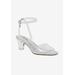 Women's Ransel Sandal by J. Renee in Clear Silver (Size 8 1/2 M)