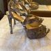 Jessica Simpson Shoes | Jessica Simpson Snake Skin Stilettos. | Color: Brown/Cream/Green/Tan | Size: 9