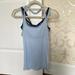 Athleta Tops | Athleta Workout, Yoga Tank Top. Size S. Light Blue/Midnight Blue | Color: Blue | Size: S