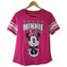 Disney Tops | Disney Minnie Mouse Pink Tee | Color: Pink/White | Size: 11j