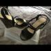 Nine West Shoes | Nine West Wedge Sandal | Color: Black | Size: 7.5