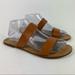 J. Crew Shoes | J Crew Sandals Two Strap Open Toe Leather 9 | Color: Brown/Tan | Size: 9