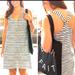J. Crew Dresses | J. Crew Twist Back Abstract Stripe Summer Dress | Color: Black/White | Size: 00