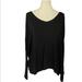 Brandy Melville Tops | Brandy Melville Black Long Sleeve Top | Color: Black | Size: One Size