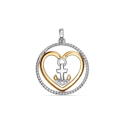 FAVS Anhänger 925er Silber, Silber One Size Damen Image