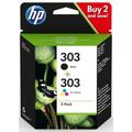 Original HP 303 Combo Pack 1x HP 303 Black and 1x HP 303 Colour for HP ENVY Photo 6200 All-in-One Printer series, HP ENVY Photo 6230 All-in-One Printer, HP ENVY Photo 7100 All-in-One Printer