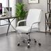 Wade Logan® Ergonomic Executive Chair Upholstered in Gray/Black/Brown | 43 H x 25.5 W x 27.5 D in | Wayfair 62816ADD2E3A43ED8D662A8554A5A04E