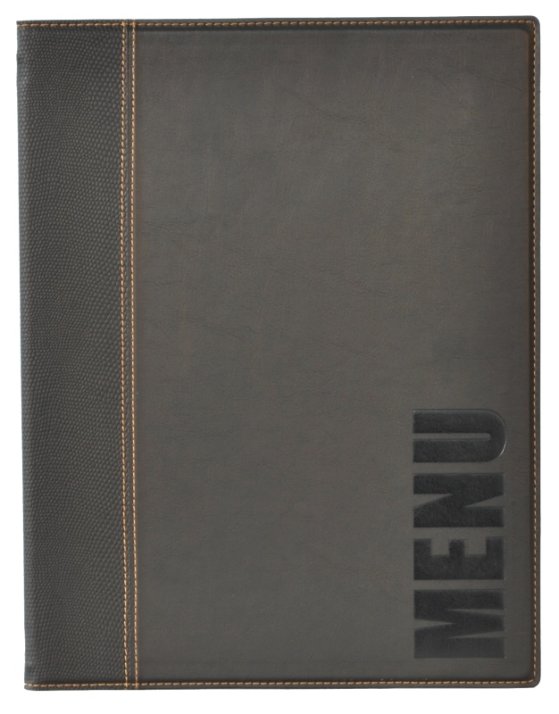 Contacto Speisekartenmappe A4, schwarz Image