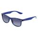 Ray-Ban Junior RJ 9052S NEW WAYFARER Jugend-Sonnenbrille Vollrand Eckig Kunststoff-Gestell, blau