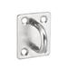 Stainless Steel Ceiling Hook Pad Eye Plate Hardware 46mmX36mmX28mm 2Pcs - 46x36x28mm