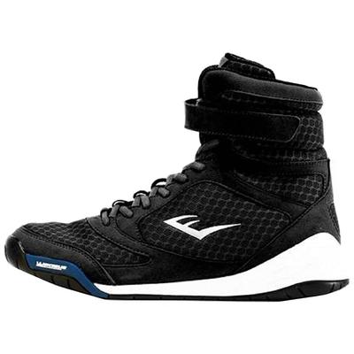Everlast Elite High Top Boxing Shoes - Re-Packaged Black