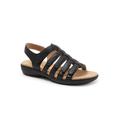 Women's Tiki Sandal by Trotters in Black (Size 8 1/2 M)