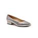 Wide Width Women's Jewel Pump by Trotters in Pewter (Size 12 W)