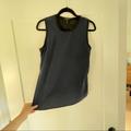 J. Crew Tops | J. Crew Silk And Cotton Crewneck Tank | Color: Black/Blue | Size: S