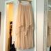 Free People Skirts | Free People High Waisted Dress Up Maxi | Color: Cream | Size: 0