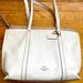 Coach Bags | Beautiful Leather Nude And White Coach Purse | Color: Tan/White | Size: Os