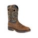 Georgia Boot Carbo-Tec LT Waterproof 11 inch Pull-On Work Boot - Men's Brown/Black 9.5 Wide GB00266-095W