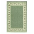 Green 42 x 0.13 in Indoor/Outdoor Area Rug - Plow & Hearth Veranda/Cream Indoor/Outdoor Area Rug Polypropylene | 42 H x 0.13 D in | Wayfair