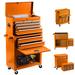 WFX Utility™ Dipaydra 24.4" W 8 Drawer Combination Set Steel in Orange | 42.9 H x 24.4 W x 13 D in | Wayfair 5FDB2463E619441F8AC4C34A826BBF13