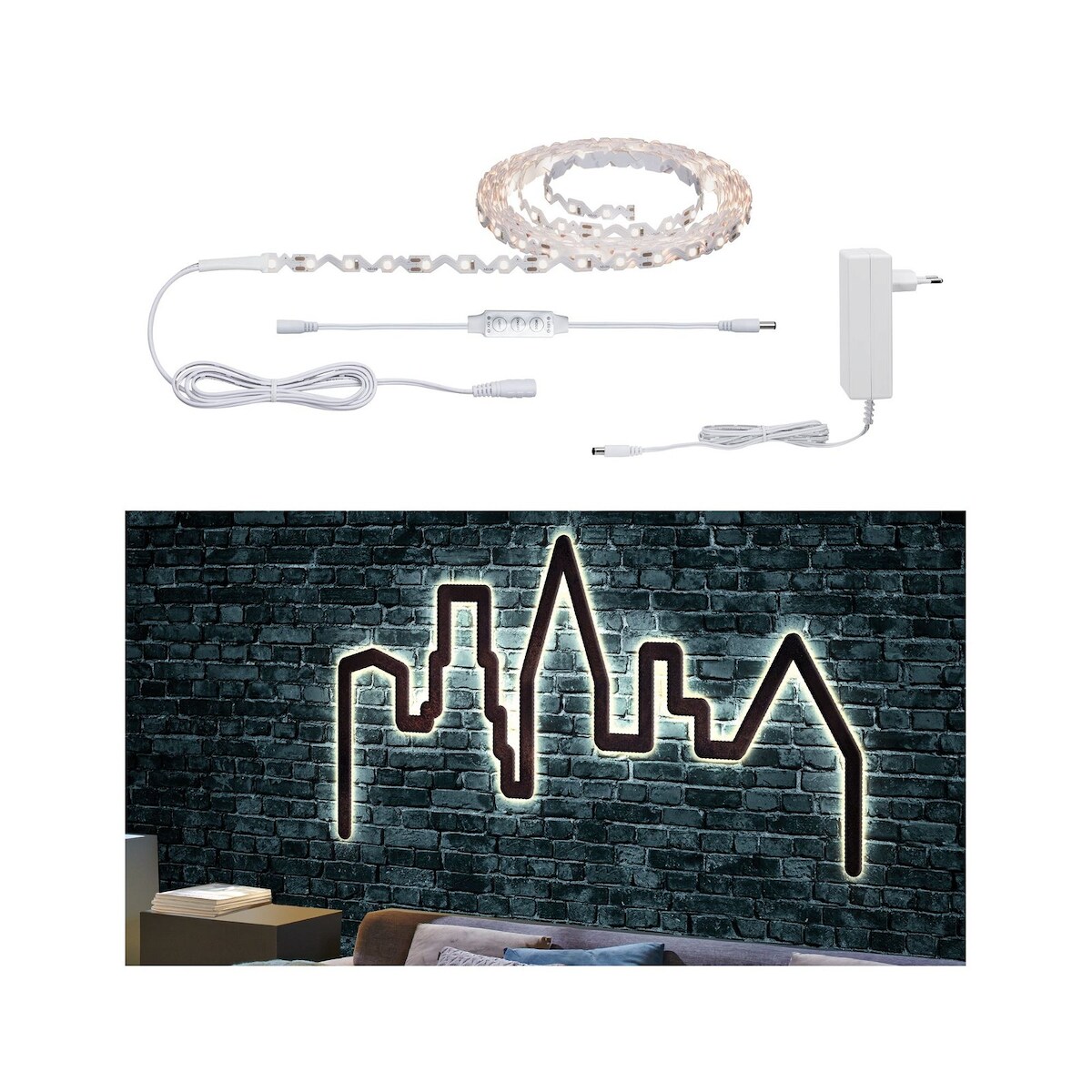 Paulmann FlexLED LED Strip 3D 5m 10,5W 310lm/m 3000K 12VA 78963 Image