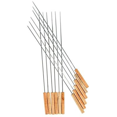 Buri - bbq Grillspieße 12er-Set 48cm Schaschlikspieße Fleischspieße Schaschlik Spieße Image