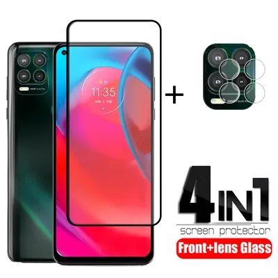 4-in-1 For Motorola Moto G Stylus 5G Glass For Moto G Stylus 5G Full Phone Film Screen Protector For