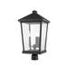 Z-Lite Beacon 3 Light 24" Tall Outdoor Single Head Post Light