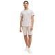 TOM TAILOR Denim Herren Bermuda Shorts aus Leinen 1029921, 29433 - Beige White Small Stripe, M