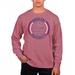 Men's Uscape Apparel Maroon Duquesne Dukes Pigment Dyed Fleece Crew Neck Sweatshirt