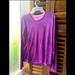 Nike Tops | Large Nike Dri-Fit Long Sleeve Workout Top | Color: Purple | Size: L