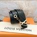 Louis Vuitton Accessories | Louis Vuitton Initiales Large Wide Gold Detail Black Leather Waist Belt | Color: Black/Gold | Size: 75/30