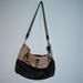 Jessica Simpson Bags | Jessica Simpson Black And Brown Leather Shoulder Handbag Tote Purse | Color: Black/Tan | Size: Os