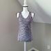 Athleta Tops | Athleta Pop Space Dye Tank Top | Color: Black/Gray | Size: S